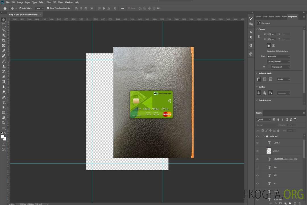 Photolook mastercard de la banque Cuba Metropolitano , avant template